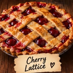 Cherry Lattice Pie item