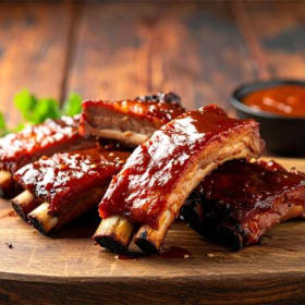 Photo of Pork Spare Ribs BBQ Plate