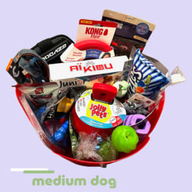 Une chance pour le panier de moyen chien item