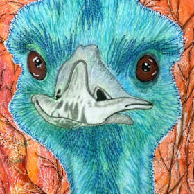 Photo of "emu emu" by Cara Christensen | 12.25 x 14.25