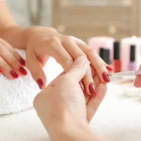 Photo of File and Polish @ Collistear Beauty and nail bag