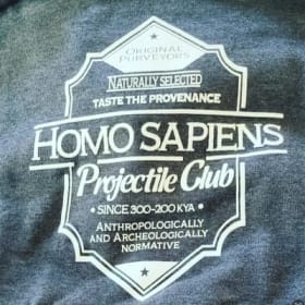 Homo Sapiens Projectile Club Sweatshirt (grey) item