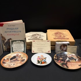 Photo of Norman Rockwell Plate Collection