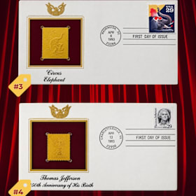 Photo of Historical Gold Stamp Collection