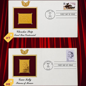 Photo of Historical Gold Stamp Collection