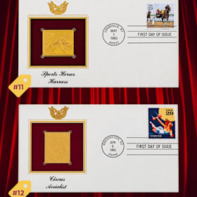 Photo of Historical Gold Stamp Collection