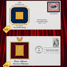 Photo of Historical Gold Stamp Collection