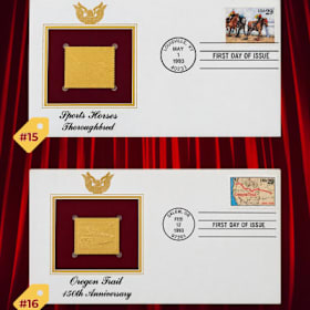 Photo of Historical Gold Stamp Collection