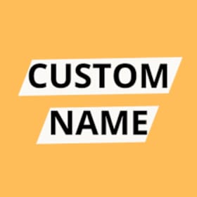 Photo of Custom Name for Competition Team Shirt Back