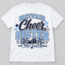 1 Sided Cheer Shirt YXS-XL item