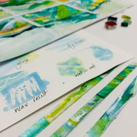 Sandridge Barton: 'Explore Watercolours' course item