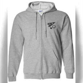 Zip Hooded Sweatshirt Grey item