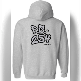 Zip Hooded Sweatshirt Grey item