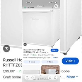 Photo of Brand new freezer under the counter size tbc 