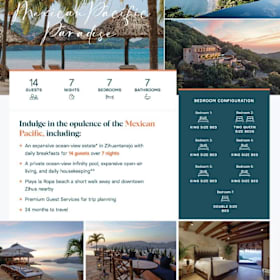 Photo of Mexican Pacific Paradise 7Bed/7Bath: 7 Nights: 14 Guest