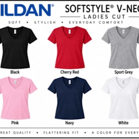 Turtle/Eagle Ladies Cut Soft Style V-neck item