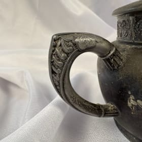 Photo of Sterling Plaited Antique /Vintage Lidded Sugar Bowl