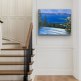 Photo of Original Art: "View of Lake Tahoe from Chickadee Ridge"