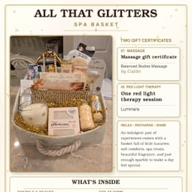Photo of #19 - All That Glitters Spa Basket