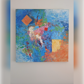 Photo of Blue & Orange Abstract