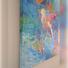 Photo of Blue & Orange Abstract