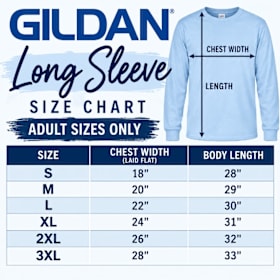 Photo of PCA Fall Shirt Long Sleeve Youth & Adult Power Blue Shirt