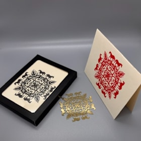 Horse Motif Cards and Ornament Value $38 item