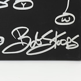 Photo of Bob Stoops Hand Drawn and Signed Championship TD Play Art