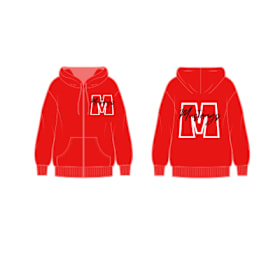 Photo of Adult Zip-Up Sweatshirt 2XL-4XL