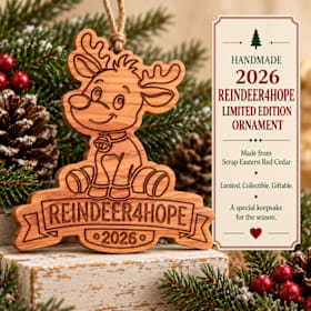Photo of 2026 Reindeer4Hope Limited Edition Ornament