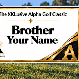 Photo of Alpha Brother Sign