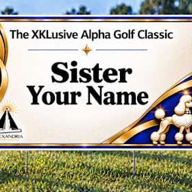 Photo of SGRho Sister Sign