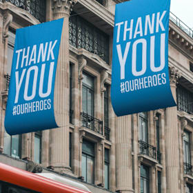 Photo of Student Recognition Banners