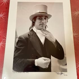 Unframed print of Keith Moon 1971 by Bob Gruen signed item