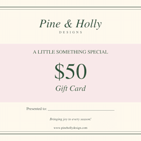 Photo of Pine & Holly gift card