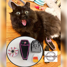 Photo of Item # 2 – Halloween Cat Toys #3 (Set of 4)