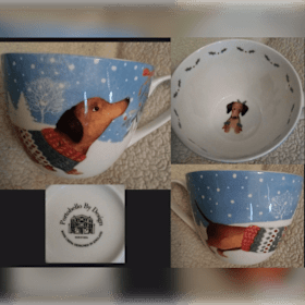 Photo of Item # 12 – Dachshund Xmas Mug