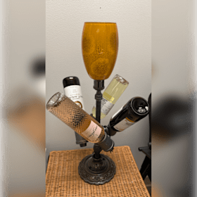 Photo of Industrial steampunk Lamp & Wine