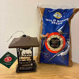 Bird Feeder and Seeds item