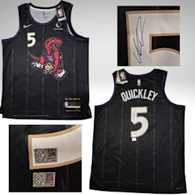 Signed Immanuel Quickley Toronto Raptors Jersey item