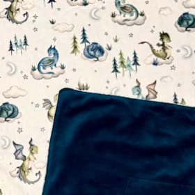 Photo of Baby Dragons Minky Blanket