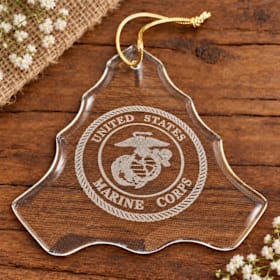 USMC Christmas Ornament item