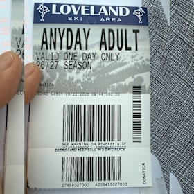 Loveland Lift Tickets item