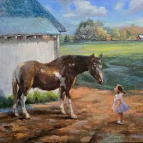 Photo of [SL-009] The Little Girl and the Horse