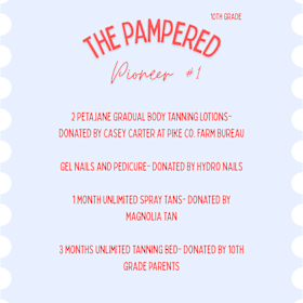Photo of PAMPERED PIONEER #1- 10th Grade Class Package