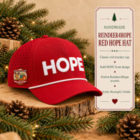 Photo of Red Reindeer4Hope Hat