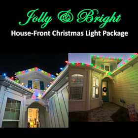 Jolly & Bright House-Front Christmas Light Package* item