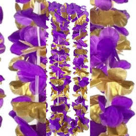 Photo of Purple and gold lei