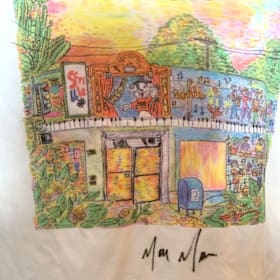 Photo of Mark Maron signed Scribble shirt