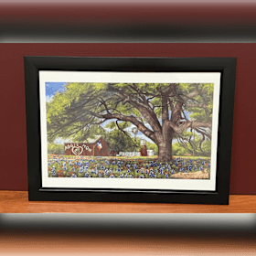 Photo of Aggie Mom Barn – Framed Benjamin Knox Print